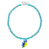 Women's Handmade Liuli Beaded Necklace With Ocean Element Animal Zodiac Geometric Pattern