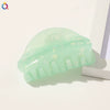 Women's Handmade Marble Acrylic Shark Claw Hair Clip Ponytail Holder Hair Accessory For Everyday Styling