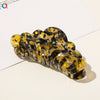 Women's Handmade Marble Acrylic Shark Claw Hair Clip Ponytail Holder Hair Accessory For Everyday Styling