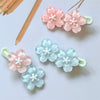 Women's Handmade Mixed Materials Cherry Blossom Hairpin Jewelry
