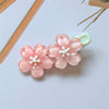 Women's Handmade Mixed Materials Cherry Blossom Hairpin Jewelry