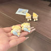 Women's Handmade Mixed Materials Heart Shaped Cute Kitten Eating Fish Cartoon Hairpin Duckbill Clip Bangs Clip