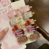 Women's Handmade Mixed Materials Ice Cream Bangs Hair Clip