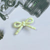 Women's Handmade Mixed Materials Polka Dot Bow Bangs Hairpin