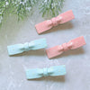 Women's Handmade Mixed Materials Polka Dot Duckbill Bow Headwear Hair Clip