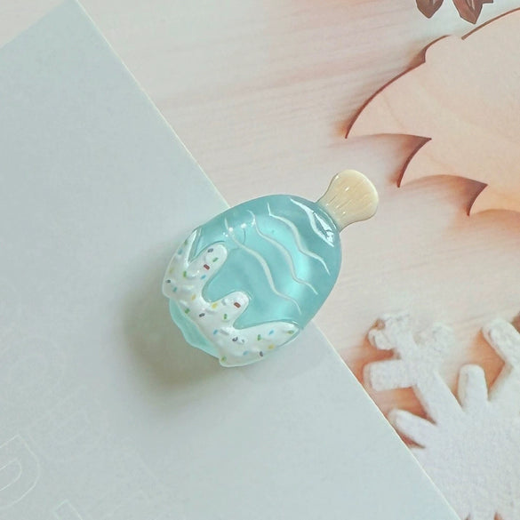 Women's Handmade Mixed Materials Simulated Ice Cream Bangs Hairpin