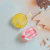 Women's Handmade Mixed Materials Simulated Ice Cream Bangs Hairpin