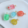 Women's Handmade Mixed Materials Simulated Ice Cream Bangs Hairpin