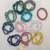 Women's Handmade Natural Agate Stone Gravel Butterfly Bracelet Set Geometric Animal Style Office Lady Jewelry