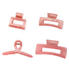 Women's Handmade Natural Geometric Hair Accessories Ponytail Candy Color Grab Clip