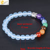 Women's Handmade Natural Stone Crystal Bracelet With Geometric Colorful Beads And Antique Copper Elastic Band