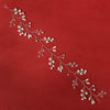 Women's Handmade Pearl Beaded Floral Bridal Headband With Crystal Details For Wedding And Evening Dress Accessories