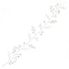 Women's Handmade Pearl Beaded Floral Bridal Headband With Crystal Details For Wedding And Evening Dress Accessories