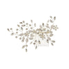 Women's Handmade Pearl Rhinestone Comb With Leaves Pattern For Wedding Dress Hair Accessories