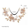 Women's Handmade Pearl Rhinestone Flower Headwear Hair Insert Comb