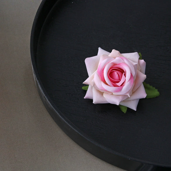 Women's Handmade Plant Flowers Side Clip Brooch Hairpin Hair Accessory