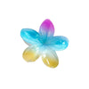 Women's Handmade Plastic Resin Fivepetal Flower Hair Grab Clip Small Fresh Style
