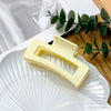 Women's Handmade Plastic Resin Shark Clip Simple Hair Accessories