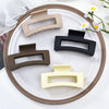 Women's Handmade Plastic Resin Shark Clip Simple Hair Accessories