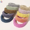 Women's Handmade Plush Lamb Wool Hair Hoop Hair Clip Headband Hair Accessories For Autumn And Winter