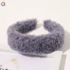 Women's Handmade Plush Lamb Wool Hair Hoop Hair Clip Headband Hair Accessories For Autumn And Winter