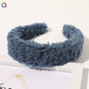 Women's Handmade Plush Lamb Wool Hair Hoop Hair Clip Headband Hair Accessories For Autumn And Winter