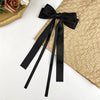 Women's Handmade Polyester Fiber Bow Hairpin Headwear Clip