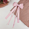 Women's Handmade Polyester Fiber Bow Hairpin Headwear Clip