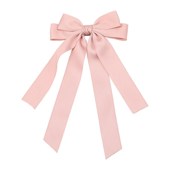 Women's Handmade Polyester Fiber Double Bow Duckbill Hair Clip Accessories