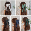 Women's Handmade Polyester Fiber Double Bow Duckbill Hair Clip Accessories