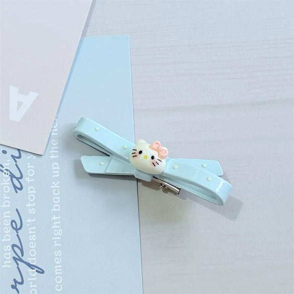 Women's Handmade Ps Heart Bangs Hairpin Cat Cross Cartoon Pink Girly Design