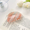 Women's Handmade Pvc Hair Grab Clip Light Luxury Style Phantom Stripe Shark Clip