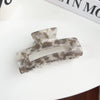 Women's Handmade Pvc Hair Shark Clip Accessories Pastoral Style Simple Elegant