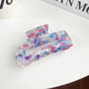 Women's Handmade Pvc Hair Shark Clip Accessories Pastoral Style Simple Elegant