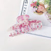Women's Handmade Pvc Hair Shark Clip Accessories Pastoral Style Simple Elegant