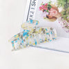 Women's Handmade Pvc Hair Shark Clip Accessories Pastoral Style Simple Elegant