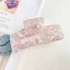 Women's Handmade Pvc Small Fresh Style Mermaid Shark Hair Grab Clip