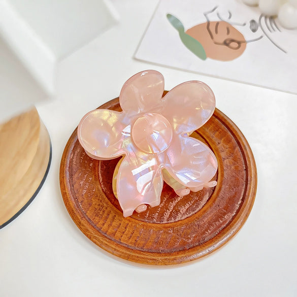 Women's Handmade Pvc Small Fresh Style Mermaid Shark Hair Grab Clip