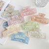 Women's Handmade Pvc Small Fresh Style Mermaid Shark Hair Grab Clip