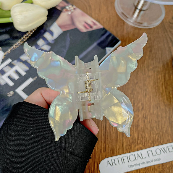 Women's Handmade Pvc Small Fresh Style Mermaid Shark Hair Grab Clip