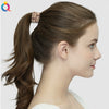 Women's Handmade Rabbit Ears Hair Tie Thick Elastic Plastic Hair Rope Seamless Simple Hair Accessory