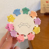 Women's Handmade Red Velvet Love Grip Hair Clip Small Grab Style Plastic Resin Side Hairpin Headwear
