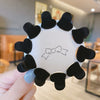 Women's Handmade Red Velvet Love Grip Hair Clip Small Grab Style Plastic Resin Side Hairpin Headwear