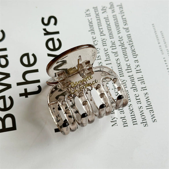 Women's Handmade Resin And Plastic Hair Claw Clip Simple Style