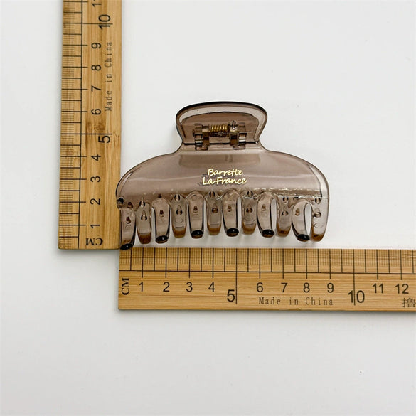 Women's Handmade Resin And Plastic Hair Claw Clip Simple Style
