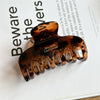 Women's Handmade Resin And Plastic Hair Claw Clip Simple Style