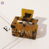 Women's Handmade Retro Tortoiseshell Pattern Acrylic Hair Clip Large Printed Grip Barrette