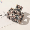 Women's Handmade Retro Tortoiseshell Pattern Acrylic Hair Clip Large Printed Grip Barrette