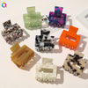 Women's Handmade Retro Tortoiseshell Pattern Acrylic Hair Clip Large Printed Grip Barrette
