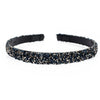 Women's Handmade Rhinestone Semicircular Hairband